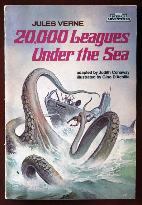 20,000 Leagues Under the Sea by Jules Verne 1983 Step-Up Adventures Paperback