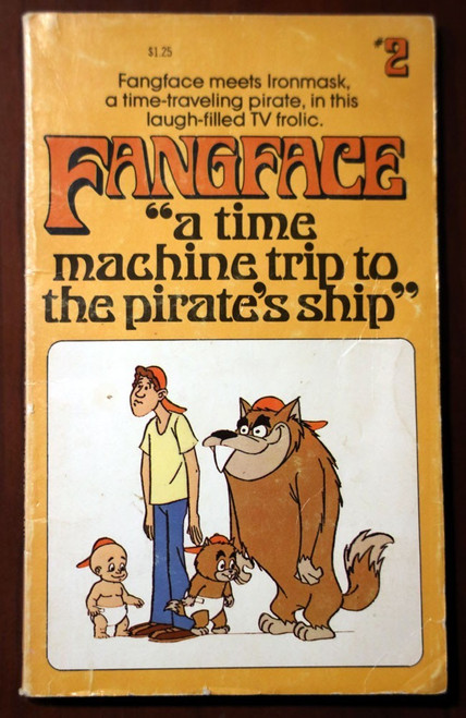 FANGFACE #2: A Time Machine Trip to the Pirate's Ship 1980 TV Paperback VINTAGE
