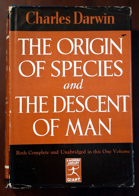 The Origin of Species & Descent of Man CHARLES DARWIN Giant Modern Library G27