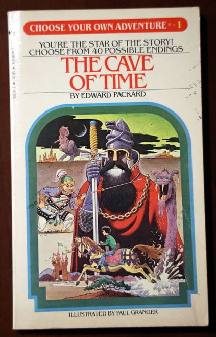THE CAVE OF TIME by Edward Packard #1 CHOOSE YOUR OWN ADVENTURE 15th Printing