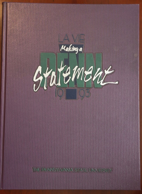 1993 LA VIE Pennsylvania State University Yearbook PENN STATE PSU State College
