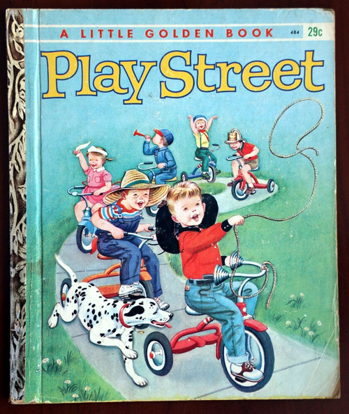 Play Street by Esther Wilkin 1962 Vintage Little Golden Book 484 "A" 1st Edition
