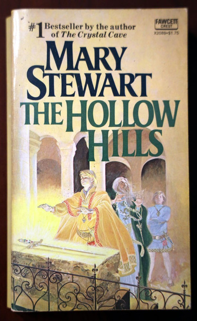 The Hollow Hills by Mary Stewart 1974 Vintage Fawcett Paperback FANTASY NOVEL