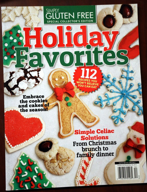 HOLIDAY FAVORITES Simply Gluten Free Special Collector's Edition 2015 Magazine