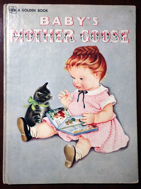 BABY'S MOTHER GOOSE Vintage Golden Book 1976 Illustrated by Eloise Wilkin #10411
