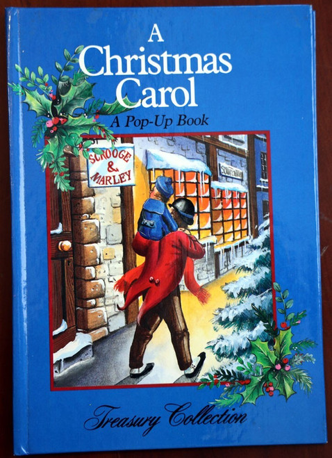 A CHRISTMAS CAROL A Pop-Up Book 1989 Treasury Collection Vintage Children's