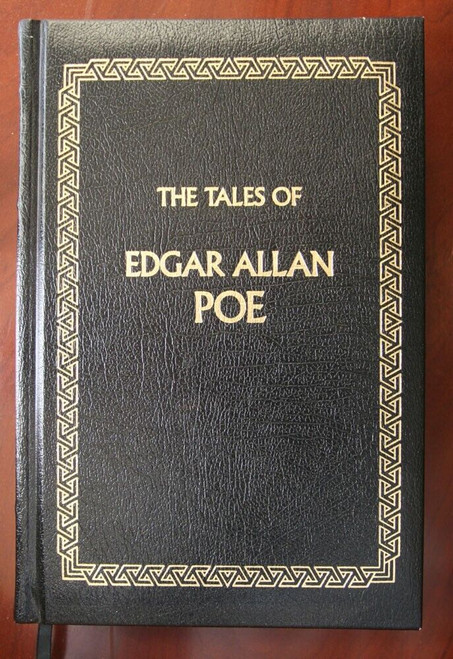 The Tales of EDGAR ALLAN POE Longmeadow Press Leather 1983 Collectible Book