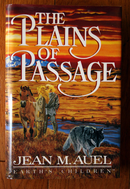 The Plains of Passage by Jean M. Auel 1990 First Edition 1st Printing HC/DJ