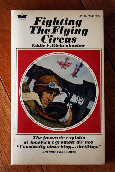 Fighting the Flying Circus by Eddie V. Rickenbacker 1969 Avon Vintage Book WWI