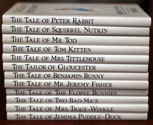 PETER RABBIT Vintage 1980s Childrens Lot of 12 Books HC/DJ Beatrix Potter # 1-12