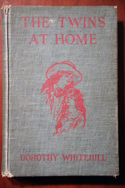 The Twins at Home by Dorothy Whitehill 1925 Barse & Hopkins Vintage Hardcover