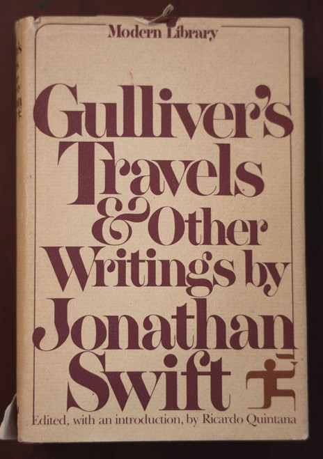 Gulliver's Travels & Other Writings by Jonathan Swift 1958 Modern Library HC/DJ