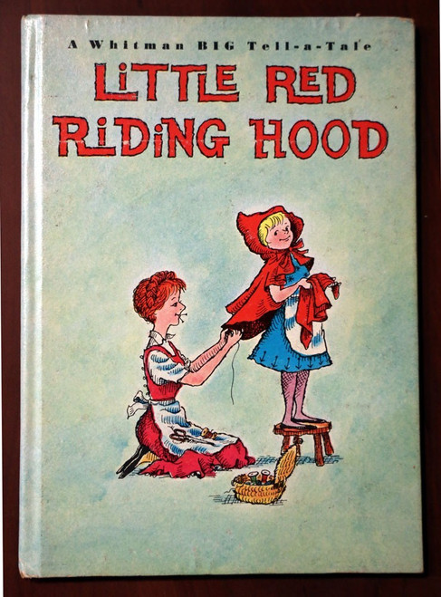 Little Red Riding Hood Vintage 1965 Whitman Big Tell-a-Tale Hardcover Book Watts