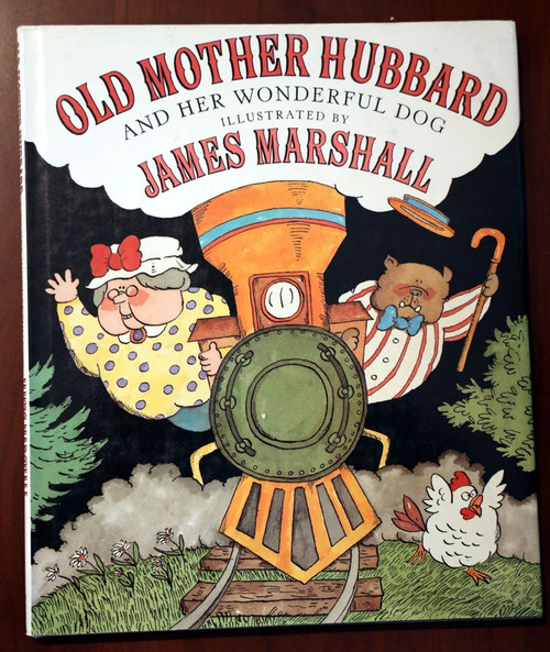 Old Mother Hubbard and Her Wonderful Dog James Marshall 1991 1st Ed Hardcover DJ