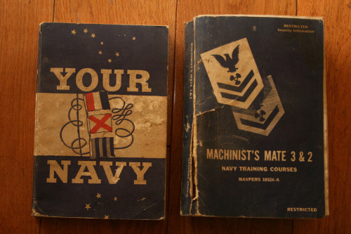 YOUR NAVY 1946 + Machinist's Mate 3 & 2 1952 *2* Naval Training Manuals NAVPERS