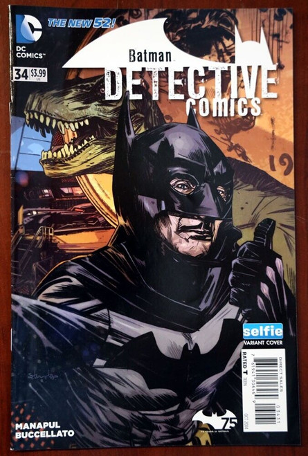 BATMAN Detective Comics #34 DC COMIC BOOK Selfie Variant Cover Oct 2014