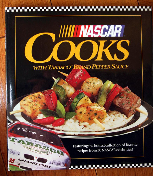 NASCAR COOKS: With Tabasco Brand Pepper Sauce 1998 Cookbook 50th Anniversary