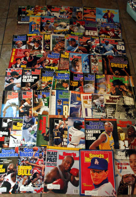 SPORTS ILLUSTRATED 60 Vintage Issues 1988-1994 Michael Jordan SI Mixed Sports