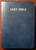 HOLY BIBLE KJV Red Letter Ed. Blue Cover Dictionary/Concordance LDS 1984 NICE
