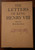 The Letters of King Henry VIII M. St. Clare Byrne 1968 HC/DJ King of England UK