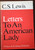 Letters to an American Lady by C.S. Lewis 1967 HC/DJ Vintage Book Christianity
