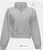 PENN STATE Women's Cropped Quarter-Zip White Sweatshirt Size XS PSU University