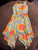 Children's Place Tie-Dye Dress GIRLS Size Large 10/12 Vista Blue $29.95 NWT New