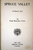 SPRUCE VALLEY by Frank Richardson Pierce 1929 Chelsea House Western Novel Signed