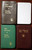 Lot - 4 Vintage Pocket NEW TESTAMENTS Gideons PSALMS/PROVERBS Maroon/Green/Brown