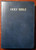 HOLY BIBLE KJV Red Letter Ed. Blue Cover Dictionary/Concordance LDS 1984 NICE