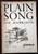 PLAIN SONG Poems - Jim Harrison 1965 First Edition Vintage Paperback Poetry Book