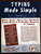 TYPING MADE SIMPLE by Nathan Levine 1959 Vintage Typewriter Book Instruction