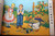 DOWN ON THE FARM 1934 McLoughlin Bros. Vintage Children's Book Frank Lefevre