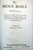HOLY BIBLE Leather KJV World Publishing Self-Pronouncing Vintage Illustrated