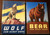 WOLF + BEAR Cub Scout Book Lot 1962 & 1963 Vintage Boy Scouts Manuals BSA