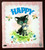 HAPPY by Marion Borden / Norma & Dan Garris 1964 Whitman Tell-A-Tale CAT #2502