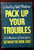 PACK UP YOUR TROUBLES by Ted Malone 1942 Vintage Poetry Book HC/DJ Anthology