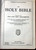 HOLY BIBLE Concordance Holman KJV Genuine Leather Simplified Pronouncing Ed 1942