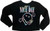 HAVE A NICE DAY SMILEYWORLD Girls (L) Pullover Cropped Sweatshirt Black/Tie-Dye