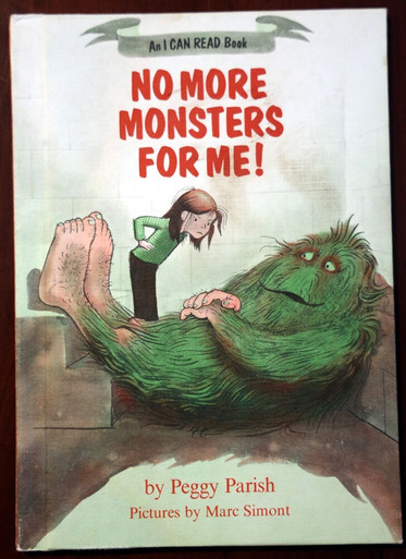 NO MORE MONSTERS FOR ME! by Peggy Parish 1981 Vintage Weekly Reader I CAN READ