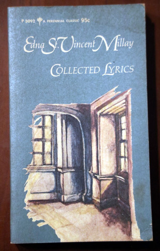 Collected Lyrics by Edna St. Vincent Millay 1969 Perennial Classic Paperback