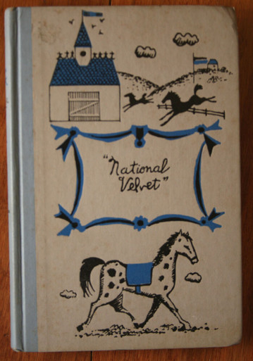 NATIONAL VELVET by Enid Bagnold 1935 Junior Deluxe Editions Vintage Hardcover