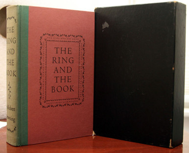 The Ring and the Book by Robert Browning 1949 Heritage Press Carl Schultheiss