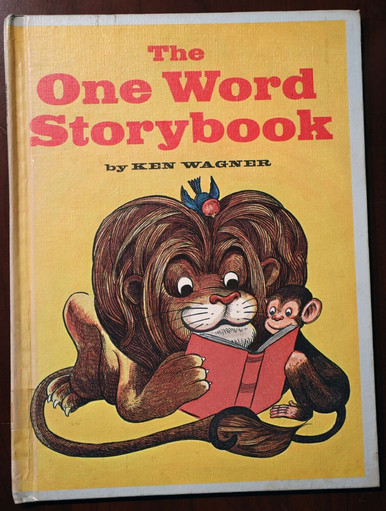 The One Word Storybook by Ken Wagner 1968 Golden Press Vintage Hardcover Book