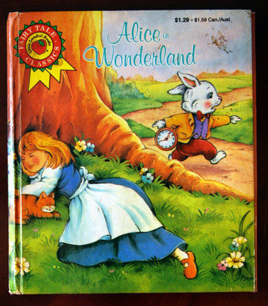 Alice in Wonderland by Dandi 1996 Landoll Fairy Tale Classics Book Hardcover