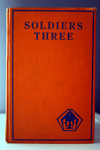 SOLDIERS THREE by Rudyard Kipling c. 1925 International Fiction Library VINTAGE