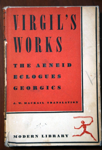 Virgil's Works - THE AENEID, ECLOGUES, GEORGICS 1934 Modern Library #75 HC/DJ