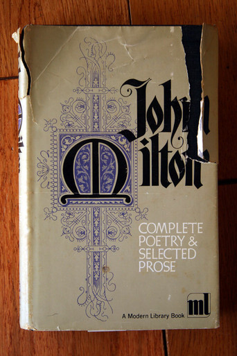 JOHN MILTON 1950 The Modern Library #132 HC/DJ Complete Poetry & Selected Prose