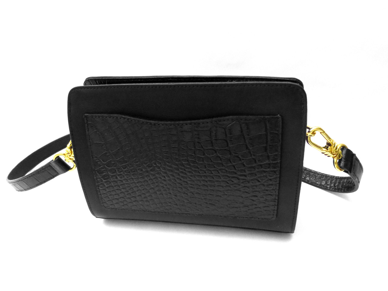 Houx Signature Crossbody -- Black - HOUX NEW YORK