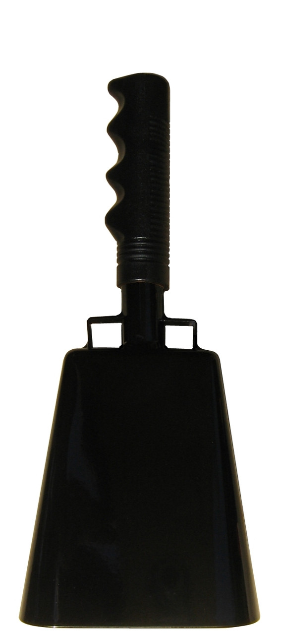 BLACK COWBELL TAMA 黒 Black cowbell with welded handle for sporting events